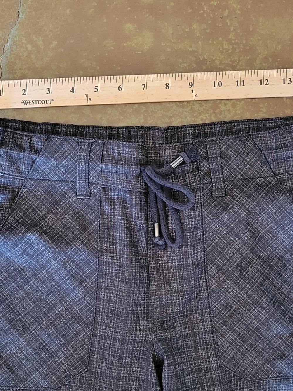Democracy High Rise Plaid Drawstring Pants Size Medium - Picture 4 of 9